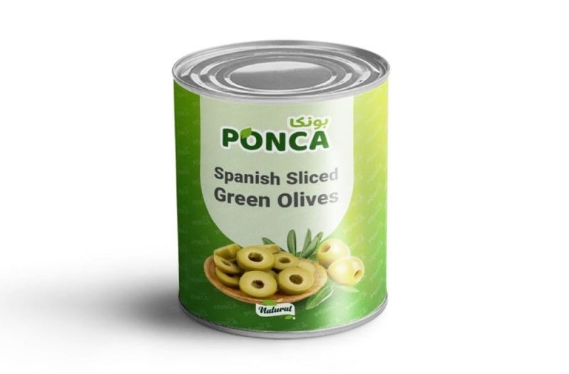 PONCA Spanish Green Olives Slices Pickled Carton of 6 x 3 kg - Image 2
